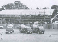 体育館改築1971年（昭和46年）3月完成