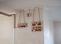 卒業制作・案内板