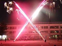 夏・キャンプ村花火大会