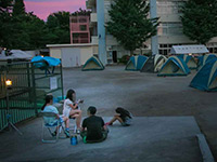 夏・キャンプ村未明