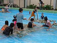 夏・ヤゴいかだ