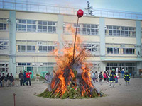 卒冬・どんど焼き