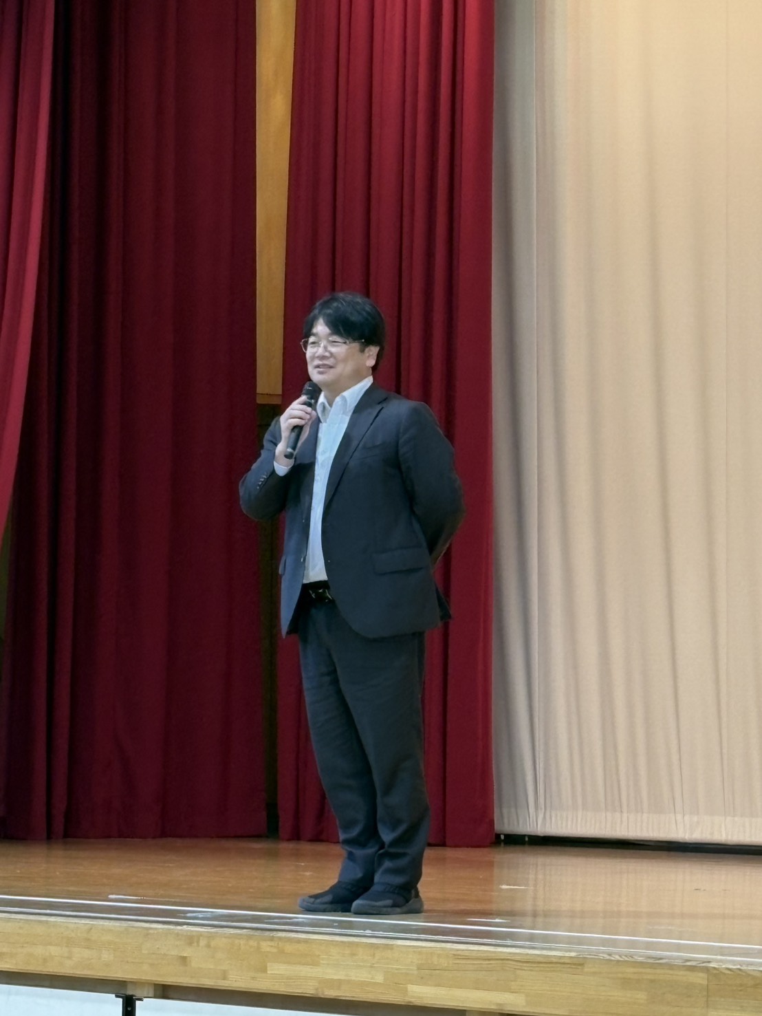 全校朝会 校長挨拶