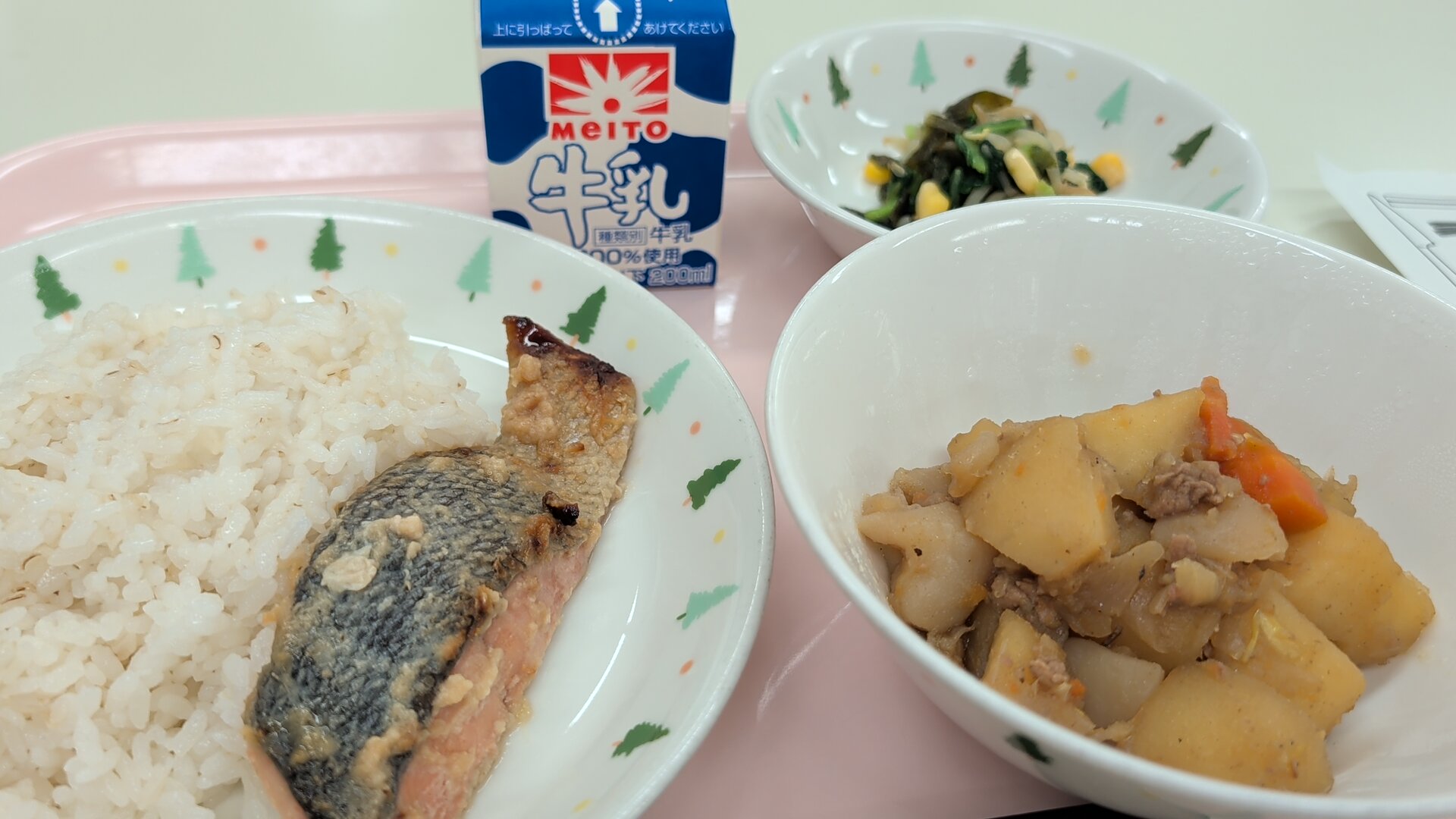 新じゃがに新玉ねぎ